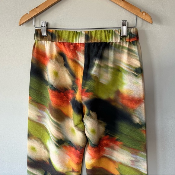 Stine Goya Marc Abstract Floral Straight Leg Pants in Flowers Size XS NWOT - Picture 7 of 10